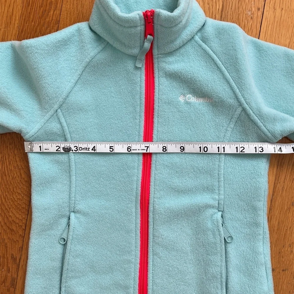 Girls S / 8 Columbia Benton Springs Fleece Jacket Contrast Full Zip